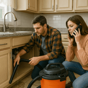 פתרונות חירום לנזילה | עצירת נזילה זמנית בבית